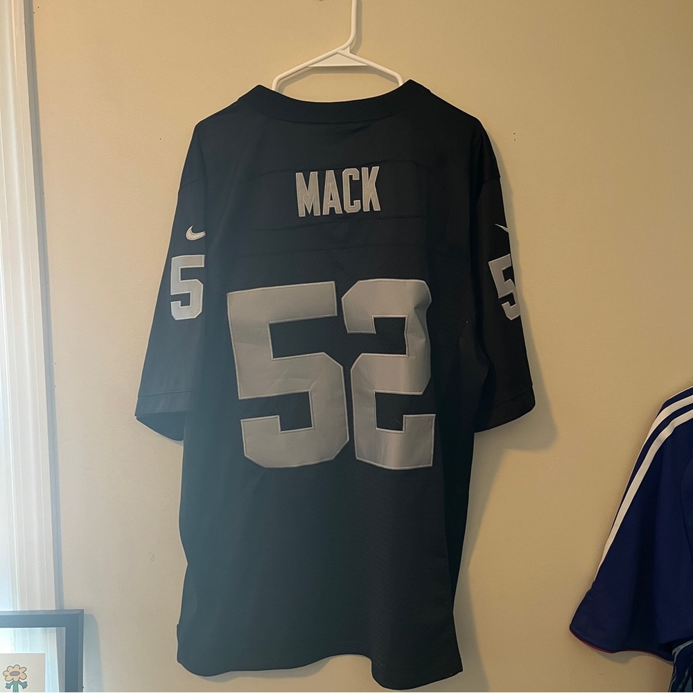 Like New Khalil Mack Raiders Home Jersey, Men’s XL/48